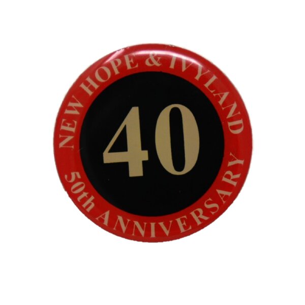  New Hope Railroad 50th Anniversary Pin