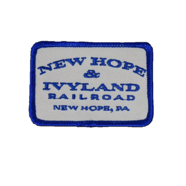 New Hope Railroad New Hope Railroad Railroad Iron-On Patch, Blue