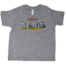 New Hope Railroad New Hope Railroad "I Brake for Trains" Short Sleeve T-Shirt, Youth