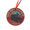 New Hope Railroad Round Ceramic Ornament