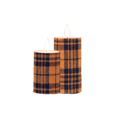 W.T Fall Plaid Candle