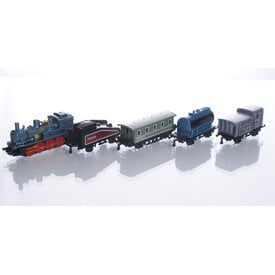  Die-Cast Pull-Back Train Set 5-Piece Assorted