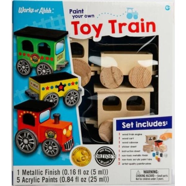  Paint Your Own Toy Train