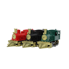  Steam Locomotive Die Cast Pull Back-Metal, Assorted