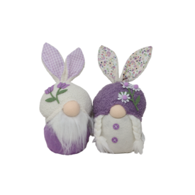  W.T. Collection Spring Plush Gnomes, Giancarlo & Gigi, Purple