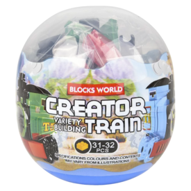  Creator Block Train Egg, Assorted