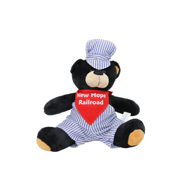 New Hope Railroad New Hope Railroad Engineer Bear, Black