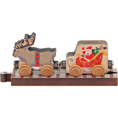 Maple Landmark Wooden Santa Train 2 pc Set