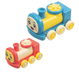  Lovely Little Train Plastic Friction Train, Assorted Colors