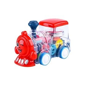  Inertial Gear Plastic Train Friction Toy Assorted Colors