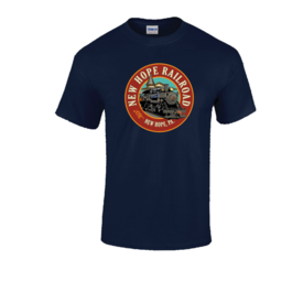 New Hope Railroad New Hope Railroad Adult T-Shirt, Navy