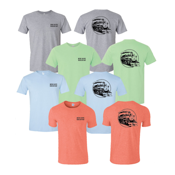  New Hope Railroad Short Sleeved T-Shirts, Adult