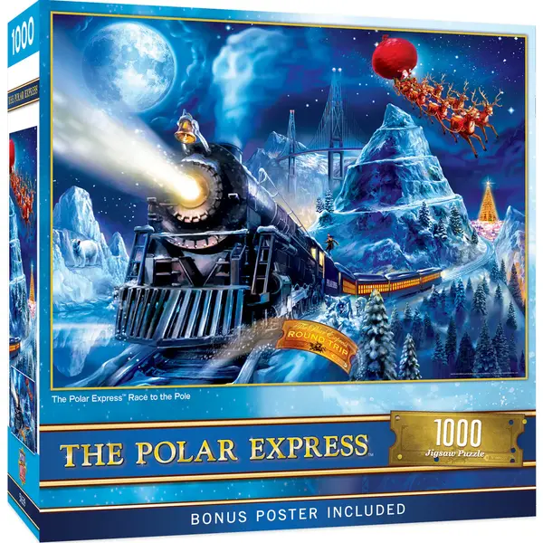  MasterPieces "Race to the North" Polar Express Puzzle 1000pc