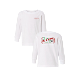  New Hope Railroad Long Sleeve Santa Train T-Shirt Youth