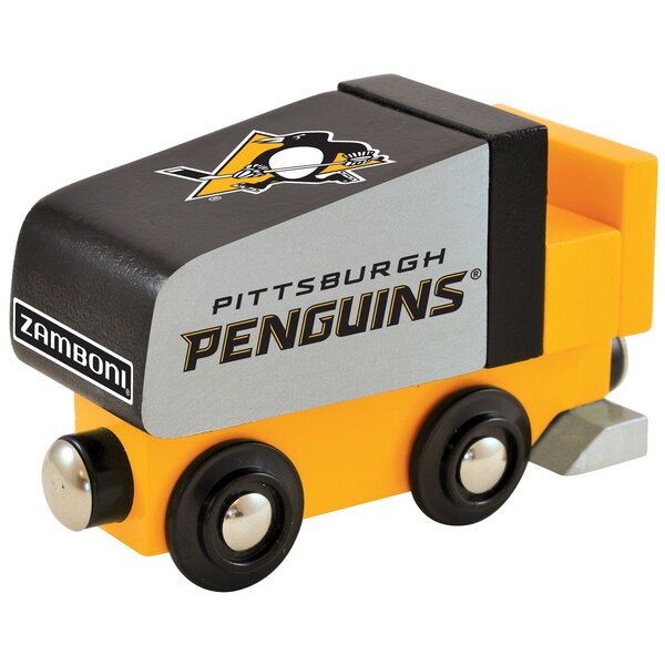 NHL Pittsburgh Penguins Zamboni Wooden Train