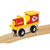 Kansas City Chiefs Wooden Train
