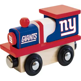 NFL New York Giants Wooden Toy Train