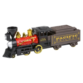  Steam Locomotive with Coal Car Assorted Colors
