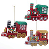 Glitter Train Ornament Assorted