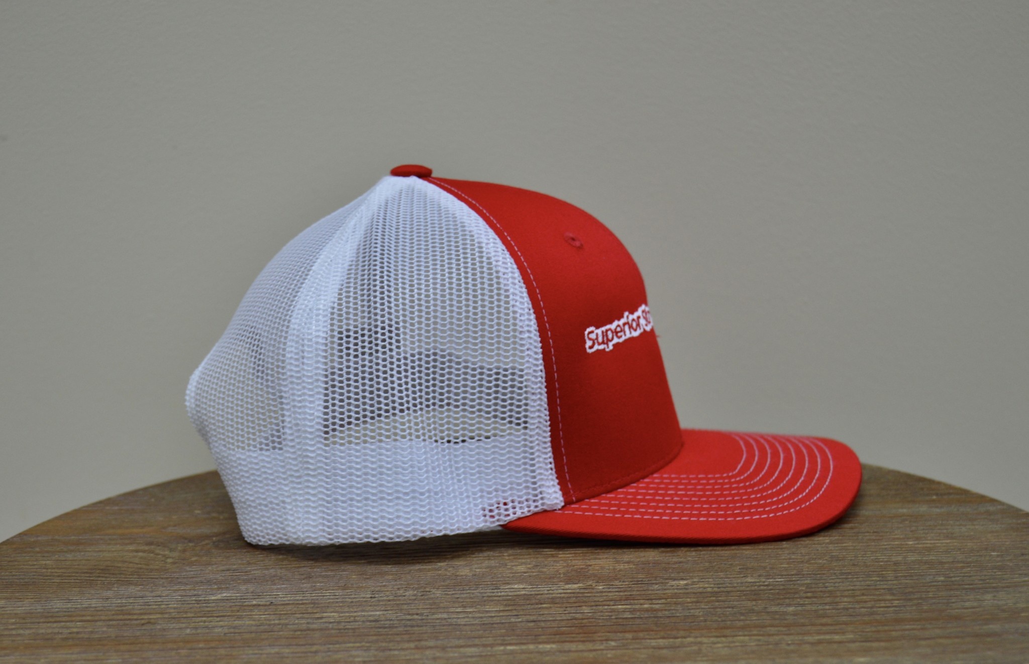 Superior Street Powersports | Trucker Snapback Baseball Hat - Red/White