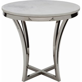 Aurora Side Table - Silver