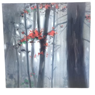 Autumn Embers - 24x24 Canvas Art