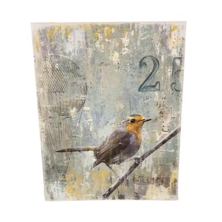 Aves 25 - 24x30 Canvas Art