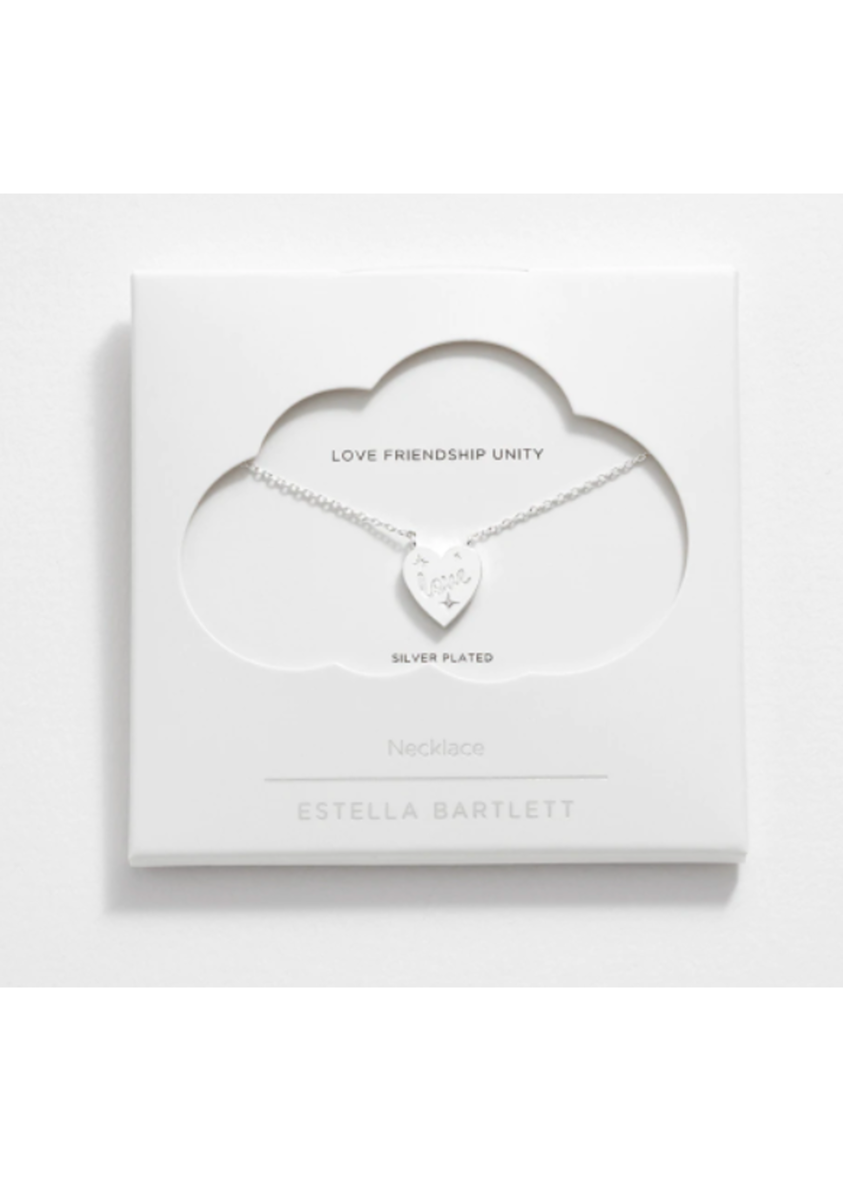 Estella Bartlett Engraved Heart Pendant