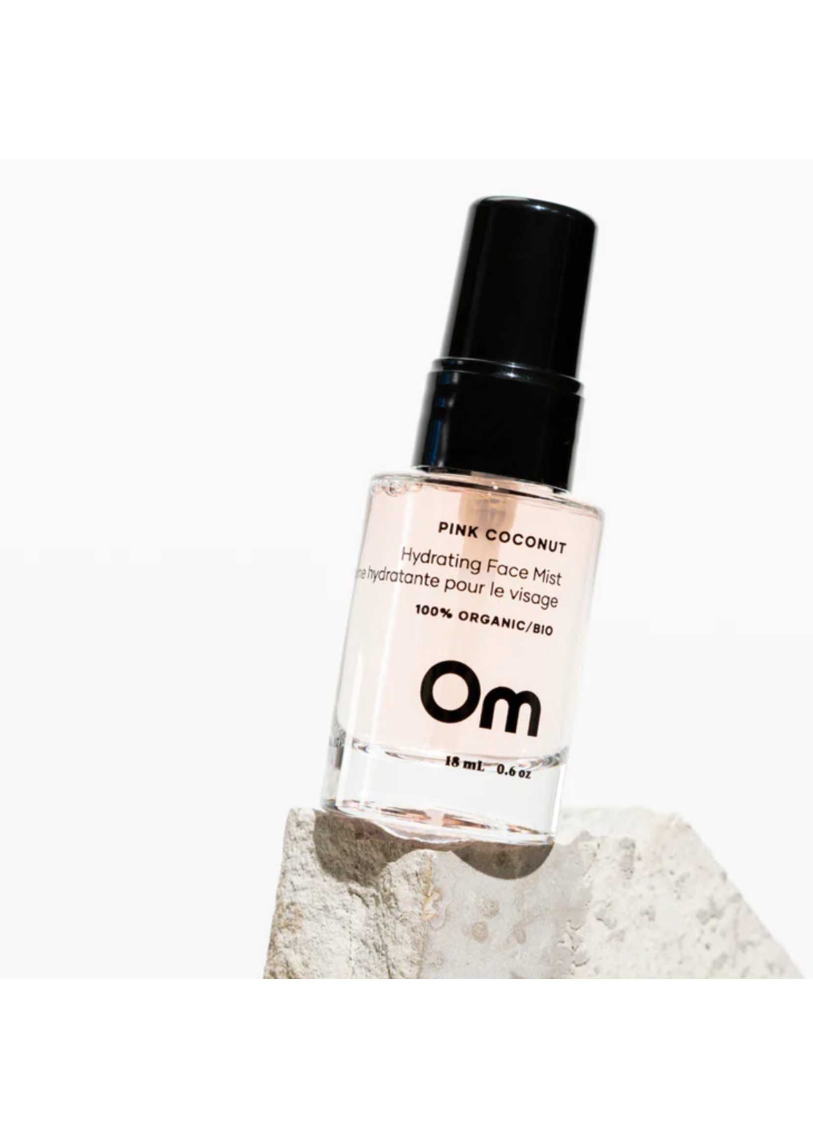 Om Organics Pink Coconut Hydrating Face Mist 3.7oz