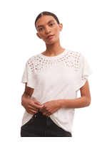 z supply Alanis Embroidered Top
