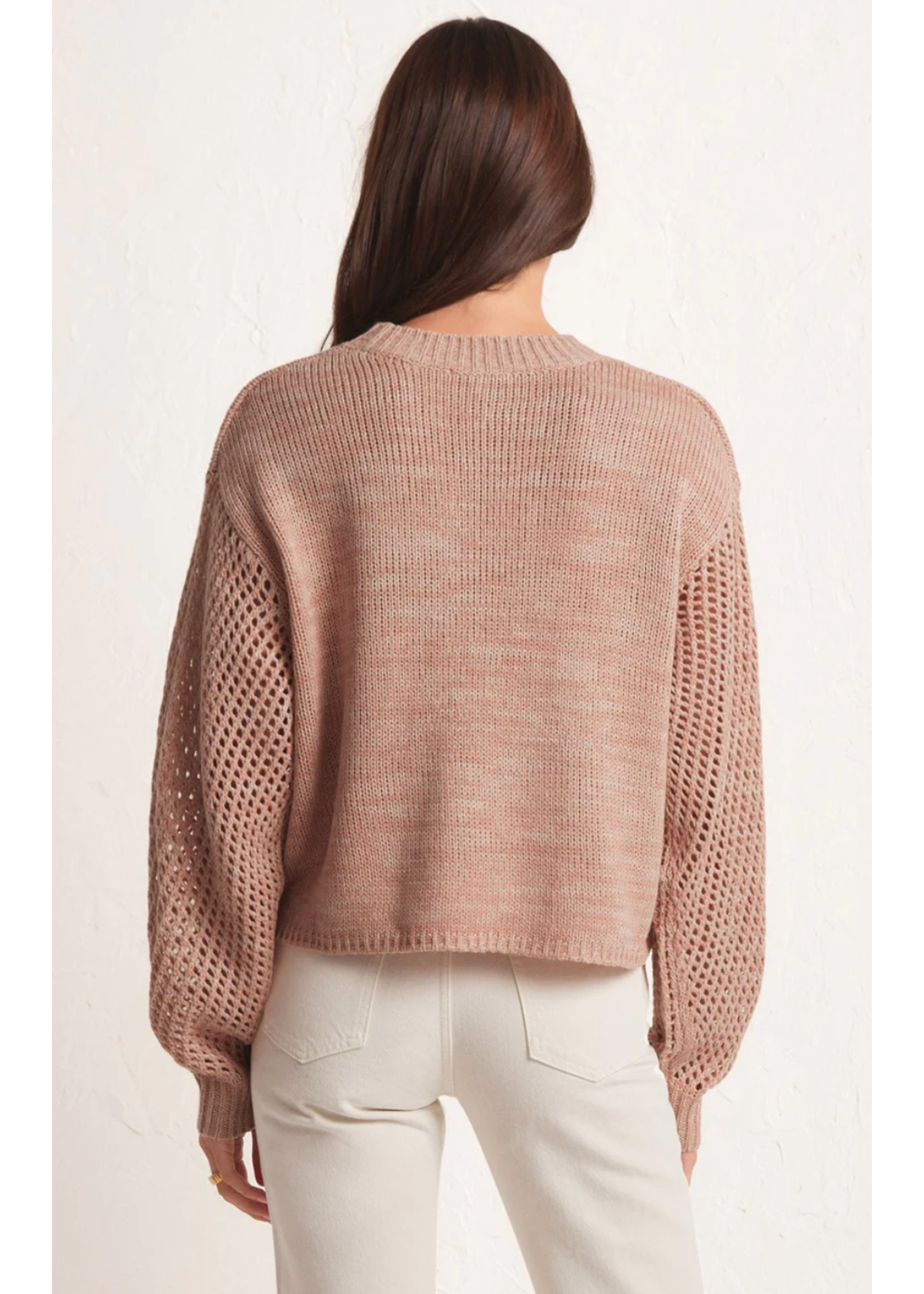 z supply Blushing Love Sweater