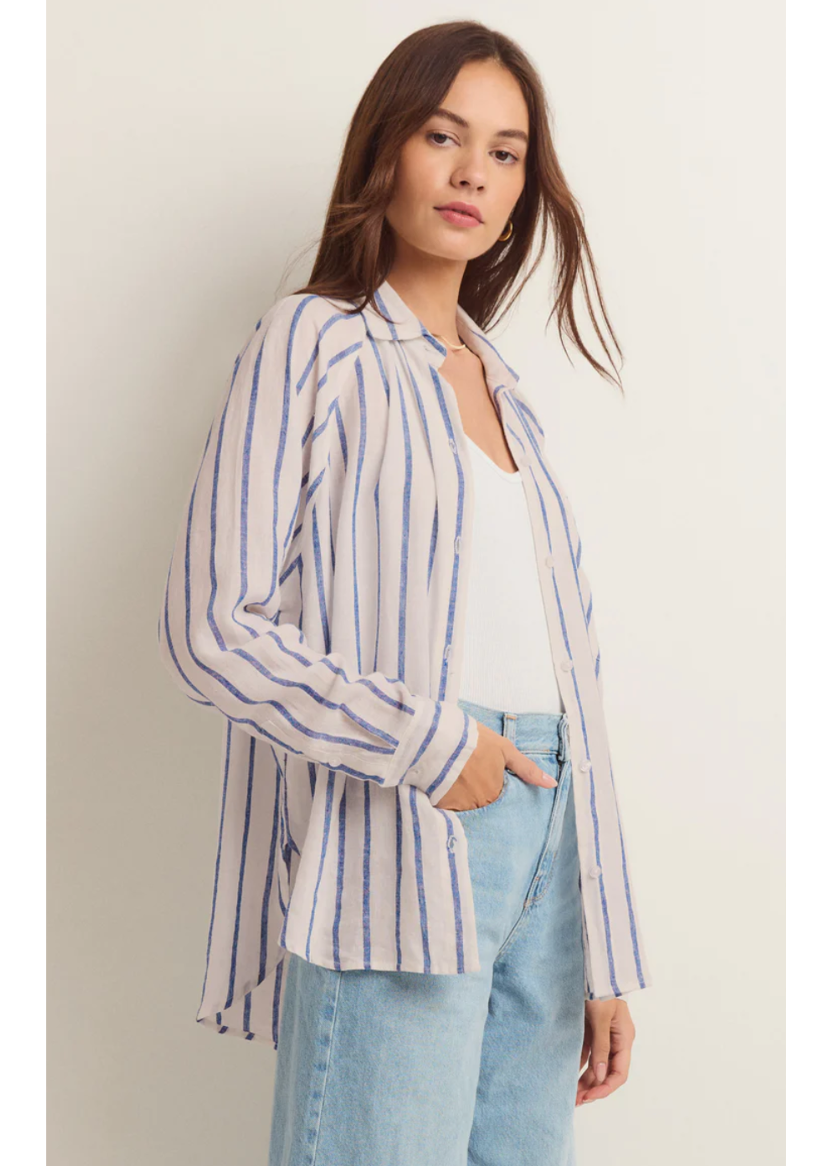 z supply The Perfect Linen Top