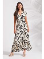 Tribal S/S Wrap Maxi Dress 1652