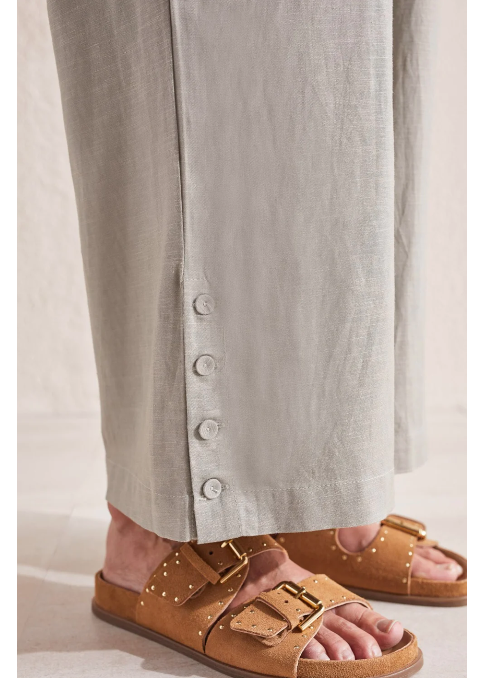 Tribal Pull On Ankle Pant Vent Btn 1794O