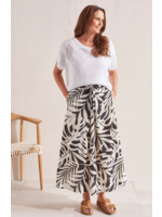 Tribal Pull On Skirt With Pleat 1806O