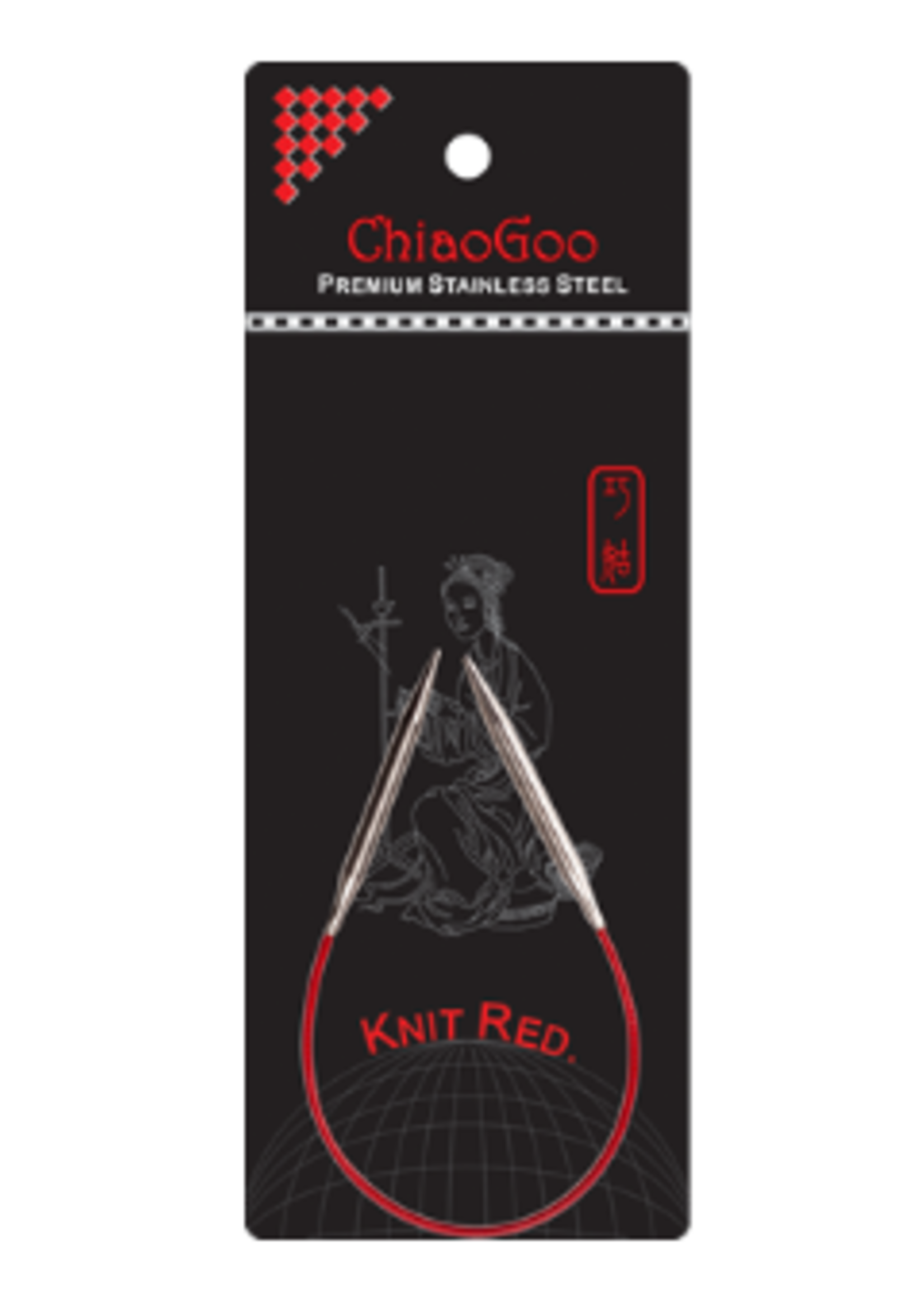 ChiaoGoo CG Knit Red Circular