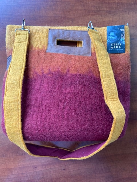 Fibers of Life Ombre Felted Tote