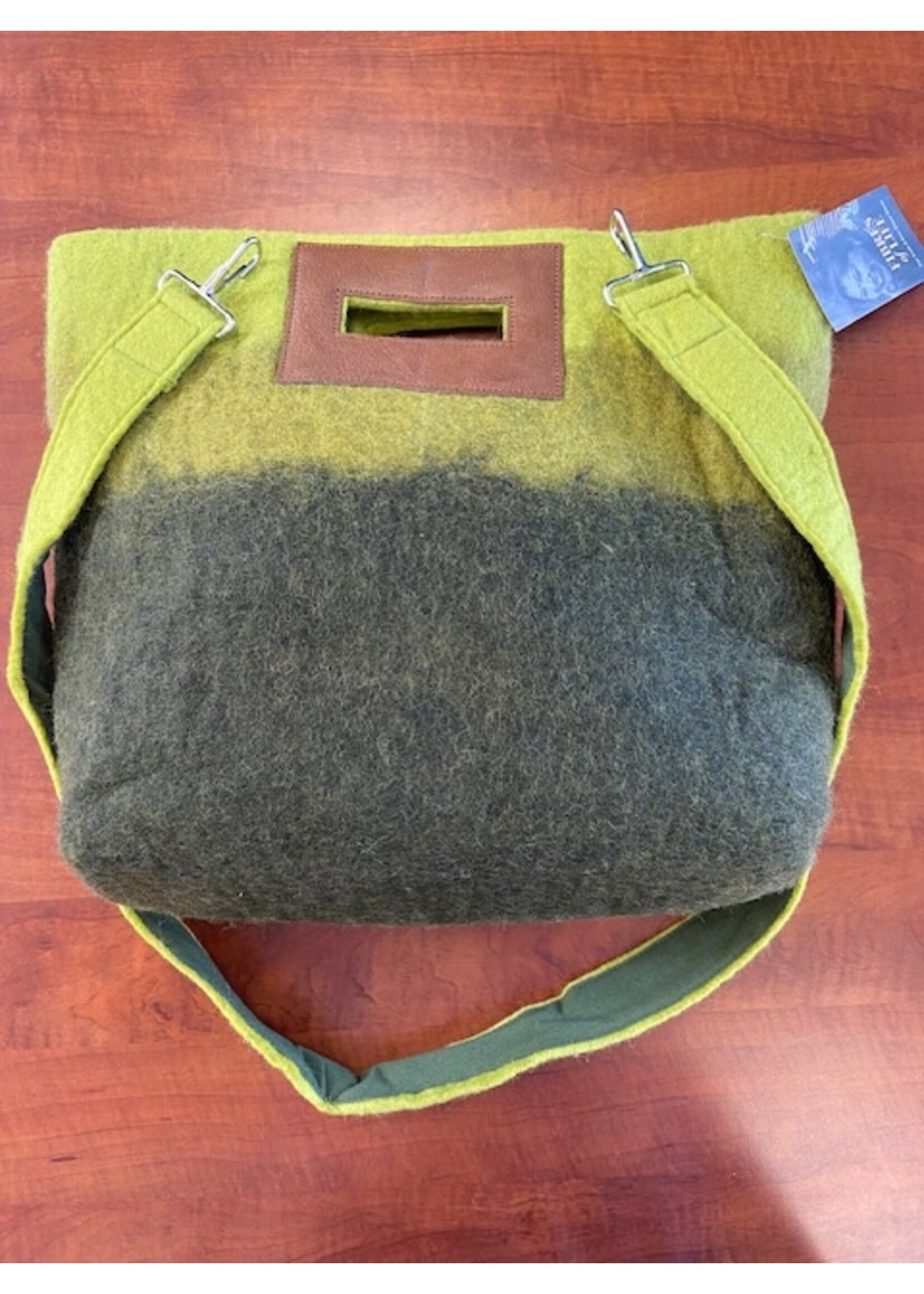 Fibers of Life Ombre Felted Tote