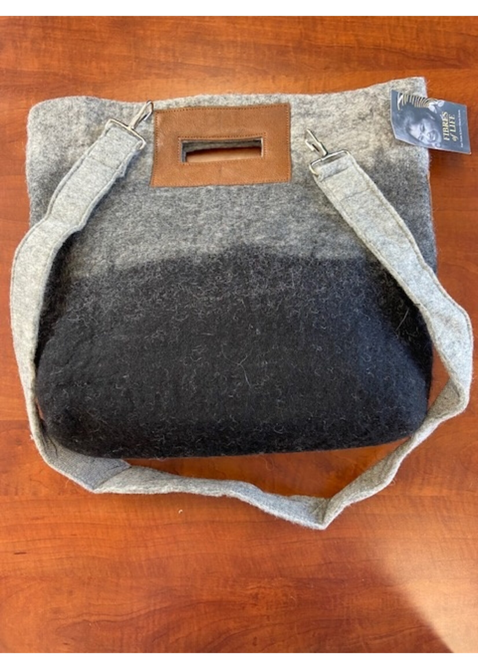 Fibers of Life Ombre Felted Tote