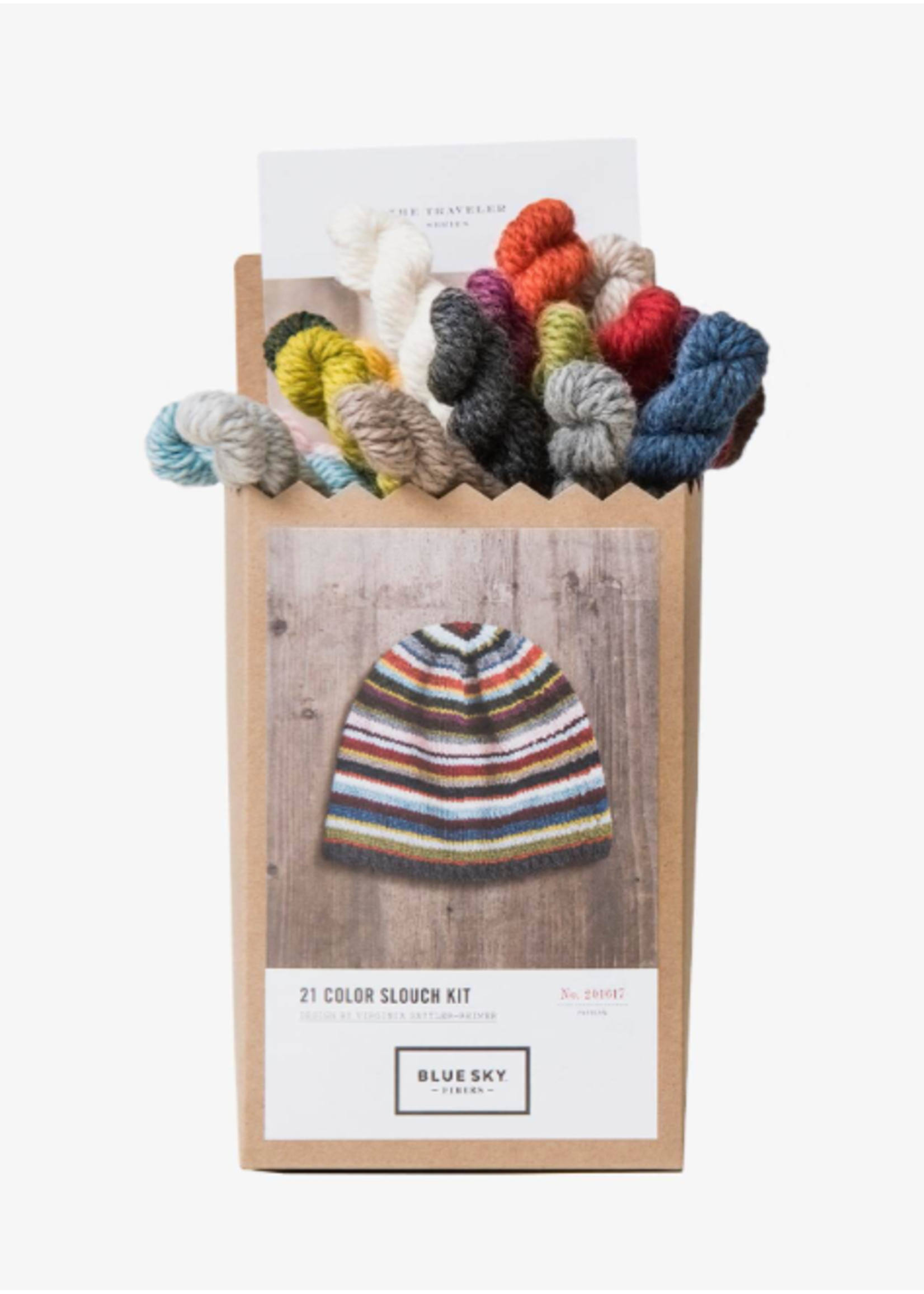 Blue Sky Fibers Blue Sky 21 Color Slouch Hat Kit