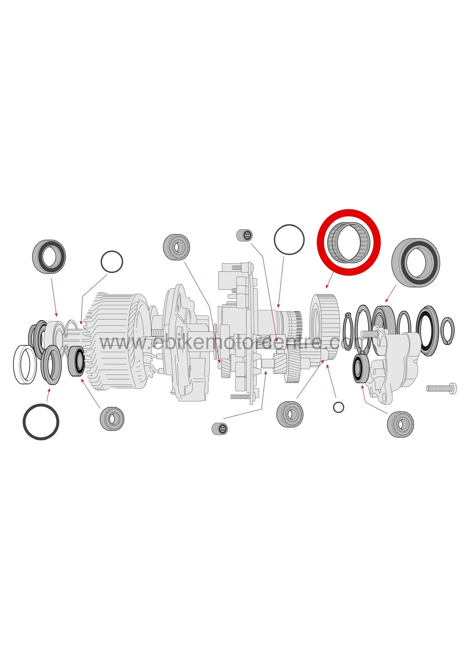 Bosch Bosch Gen 4 - Steel drive gear sprag bearing