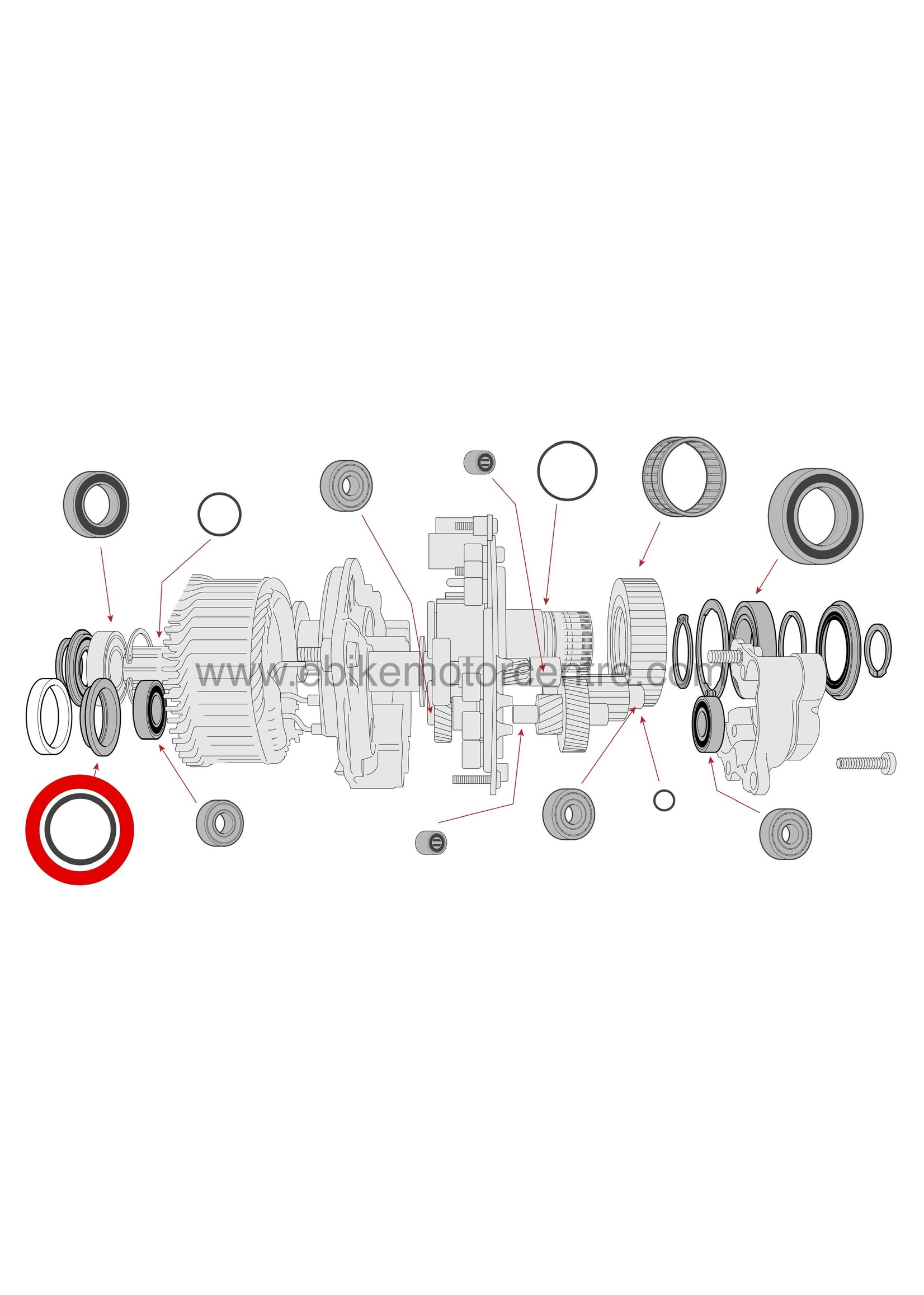 Bosch Bosch Gen 4 - O-ring, lower armature bearing support