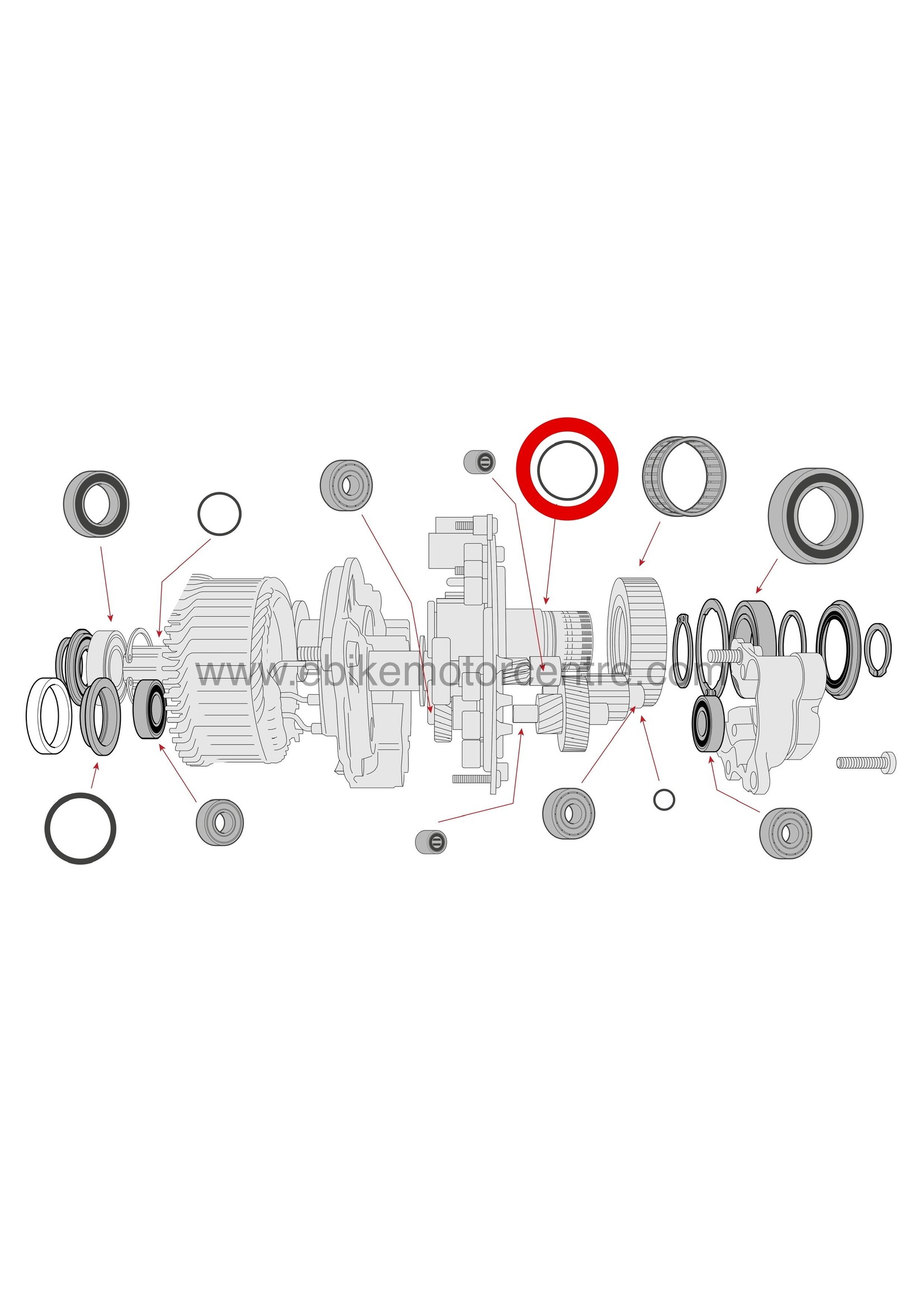 Bosch Bosch Gen 4 - O-ring, sprocket carrier