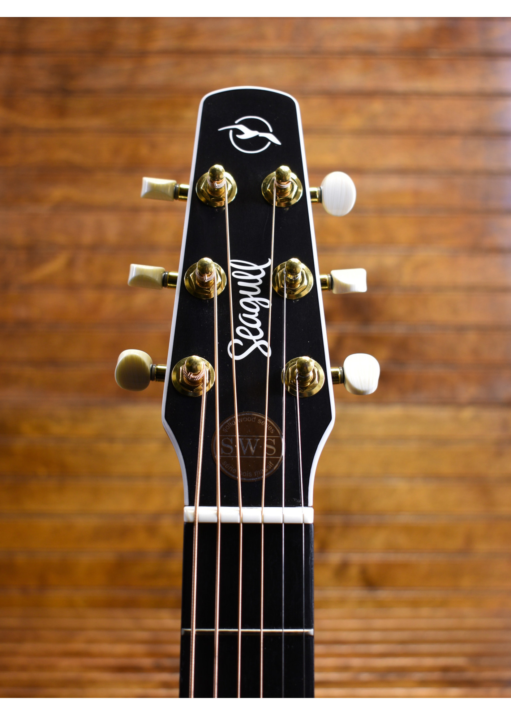 Seagull SG MARITIME SWS MAH BURNT UMBER WCASE - Newell's Music