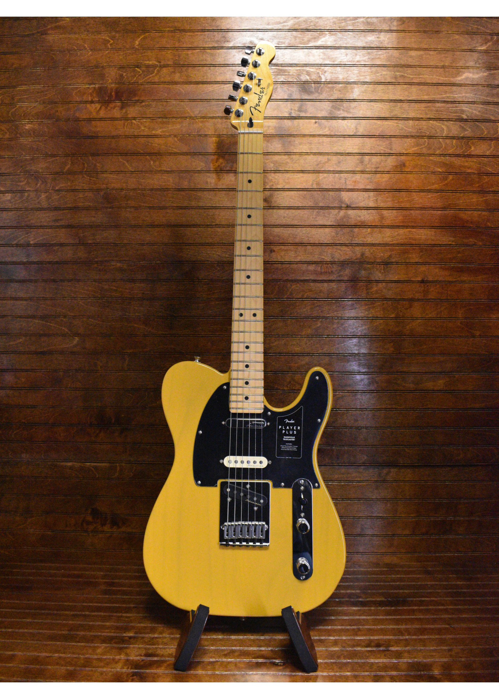 Fender Fender Player Plus Nashville Telecaster Butterscotch Blonde  Newell's Music