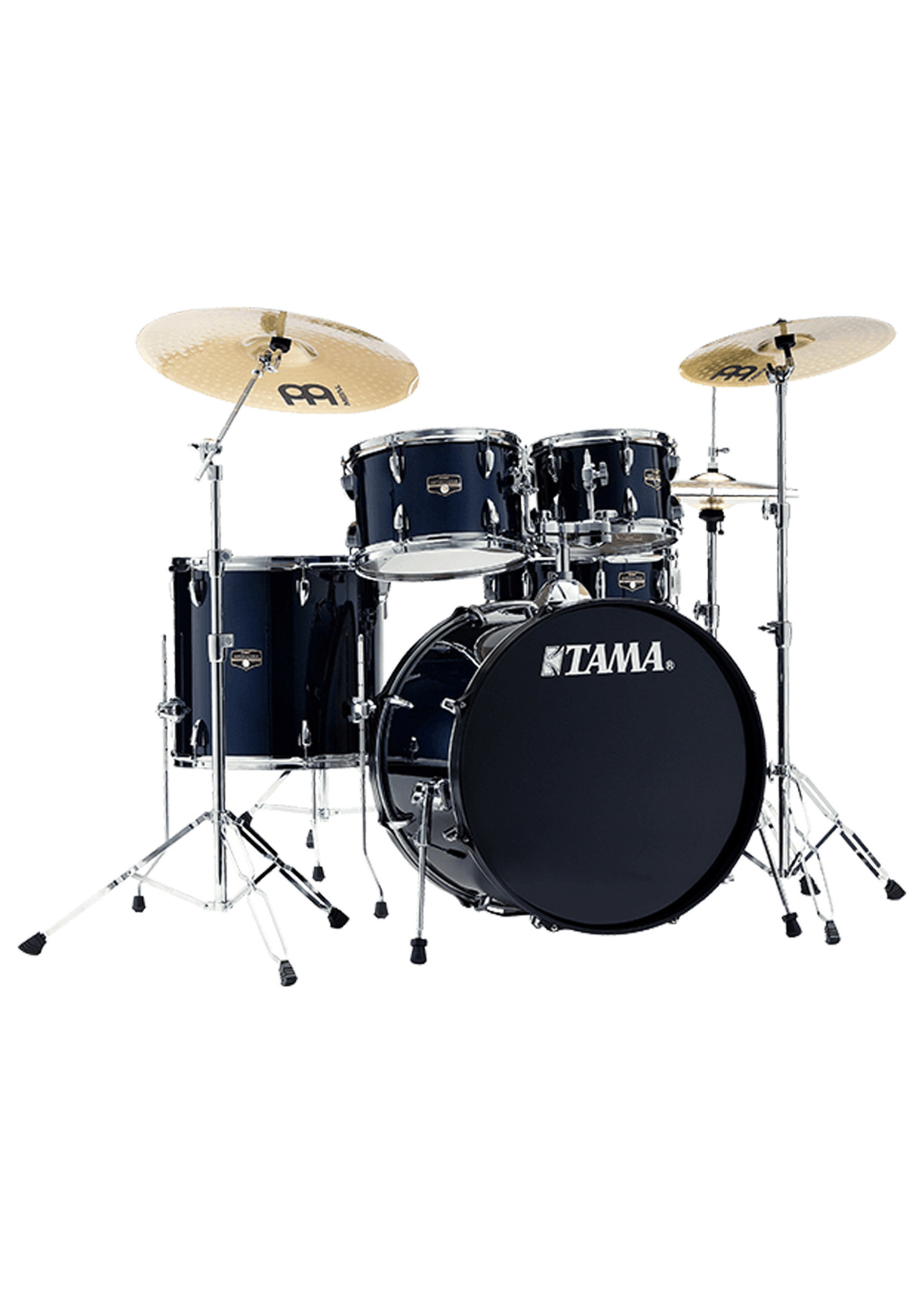 black tama drum set