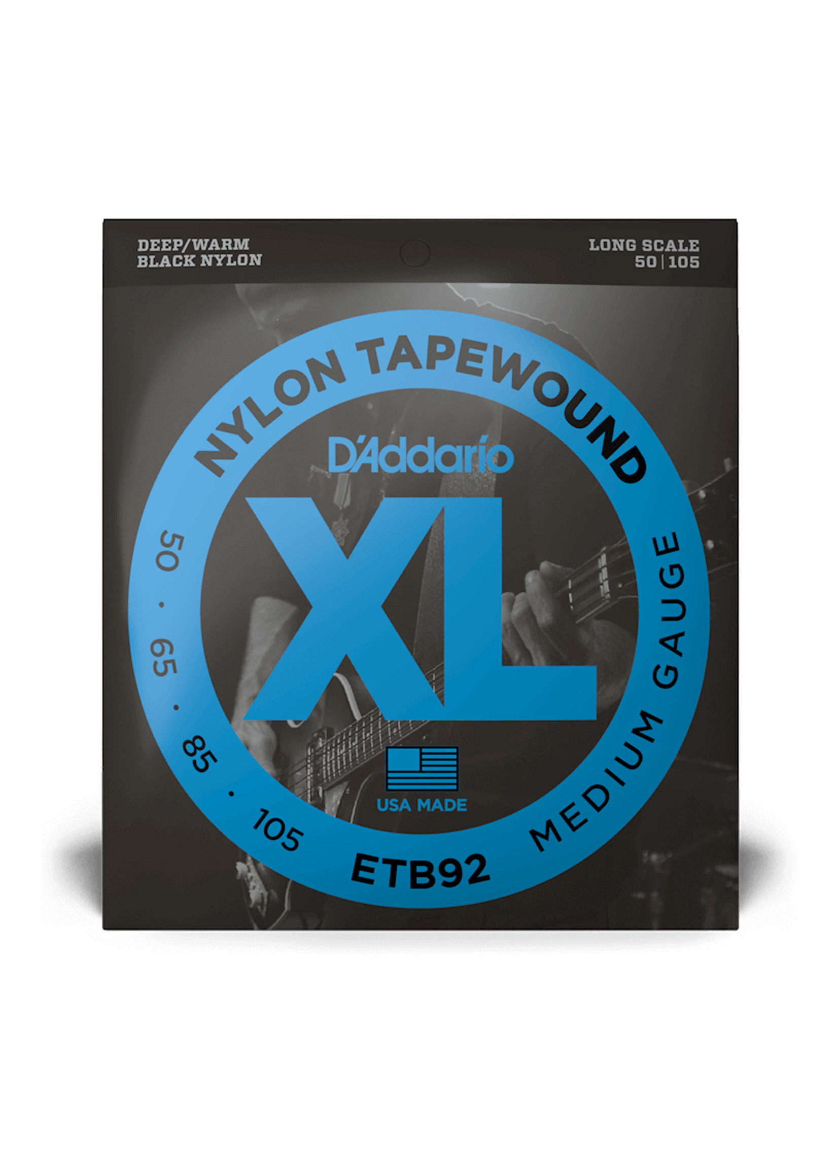 D'Addario D'Addario ETB92 Tapewound Nylon 50-105