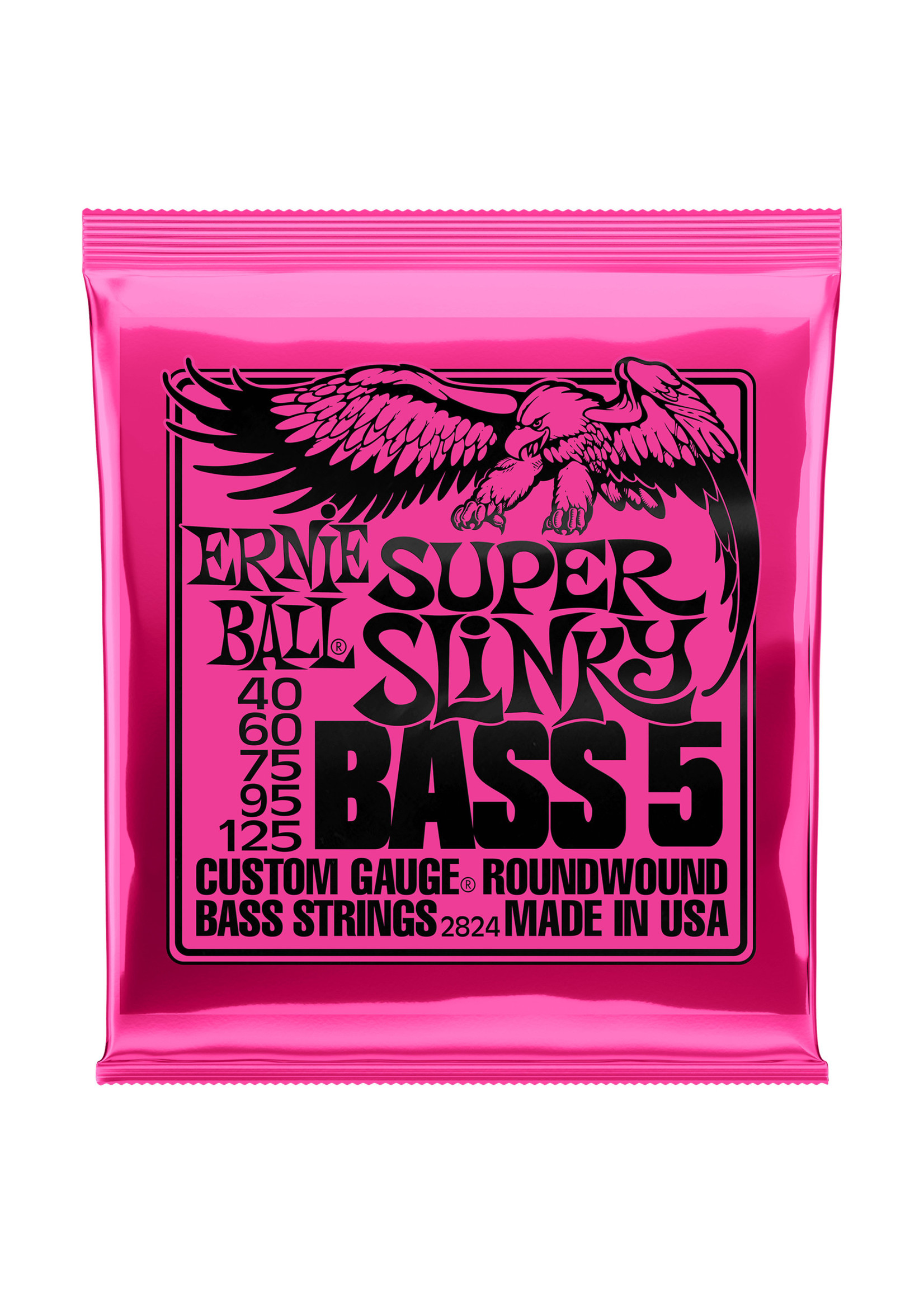 Ernie Ball Ernie Ball P02824 Super Slinky 5 String 40-125