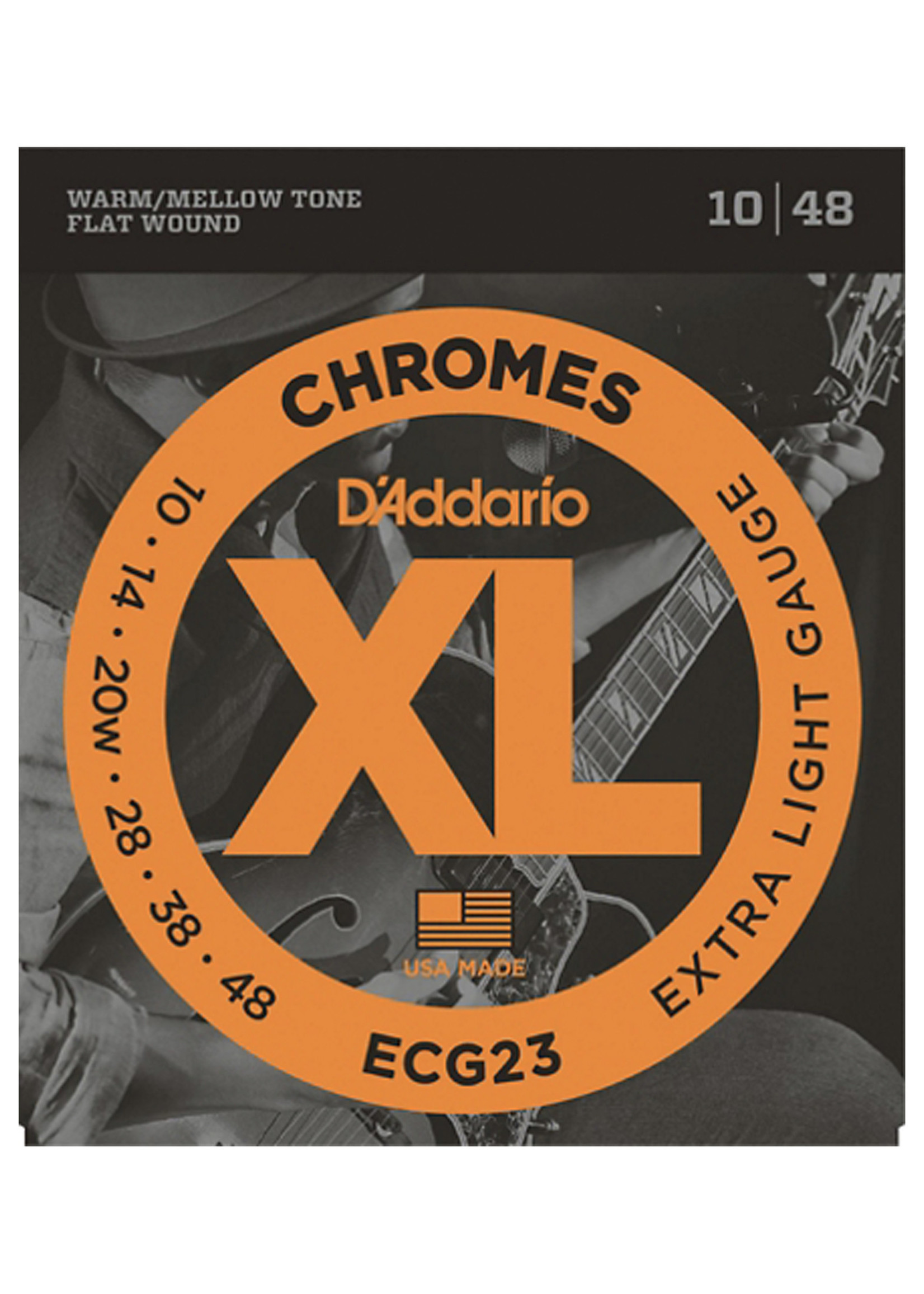 D'Addario D'Addario ECG23 Chromes 10-48 Extra Light