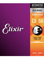 Elixir Elixir 11102 Nanoweb 80/20 Bronze Medium 13-56